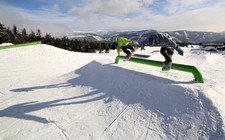 Martin Matoušek a Vítek Sarse při synchronizovaném ježdění :)