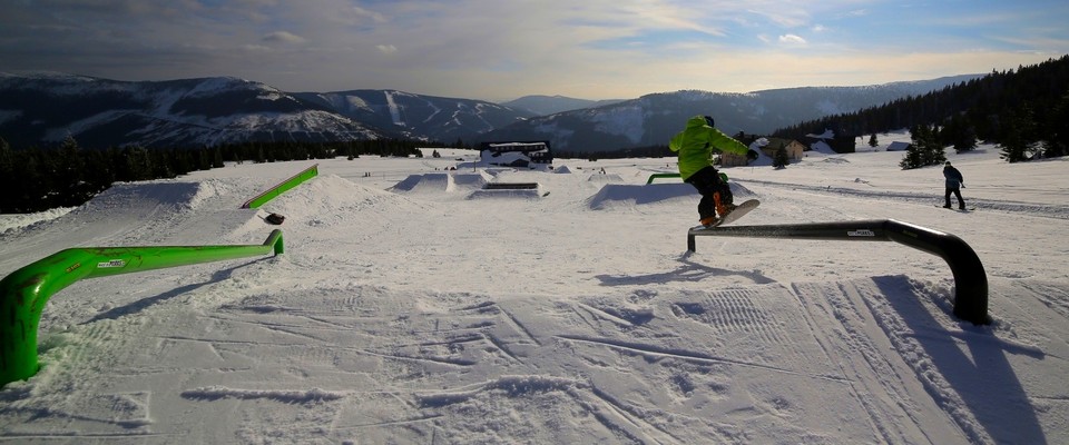 Snowpark Moravská bouda...