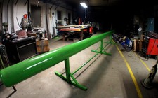 FAT rail 6m (průměr 220 mm) s ukončením pomocí dýnek