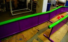 Double kink rail z jaklu v délce 10m (3x2x5m)  + Clasic rail 6,5 m: jednotrubka(průměr 90mm)